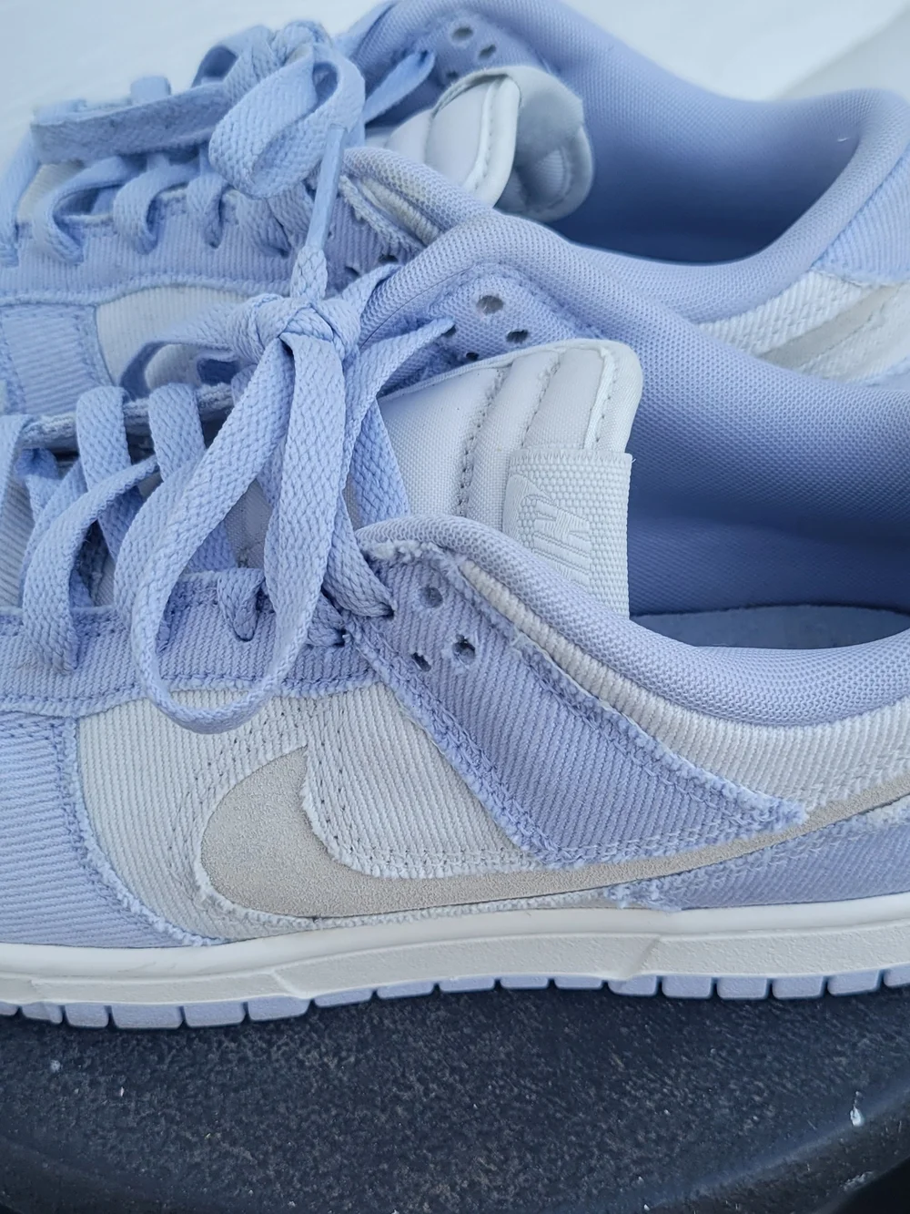Nike Kids Light Lavender and White Low-Top Sneakers